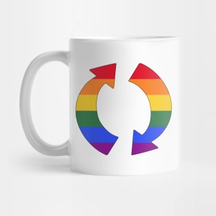 Rainbow Rotation Arrows Mug